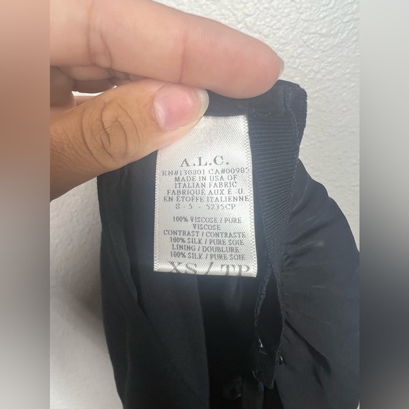 A.L.C Black Cross Back Tank - Picture 5 of 5